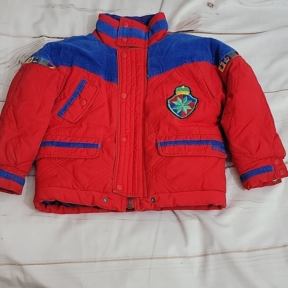 London Fog Down Winter Coat Intage Kids 4T Winter Coat Super Retro Style